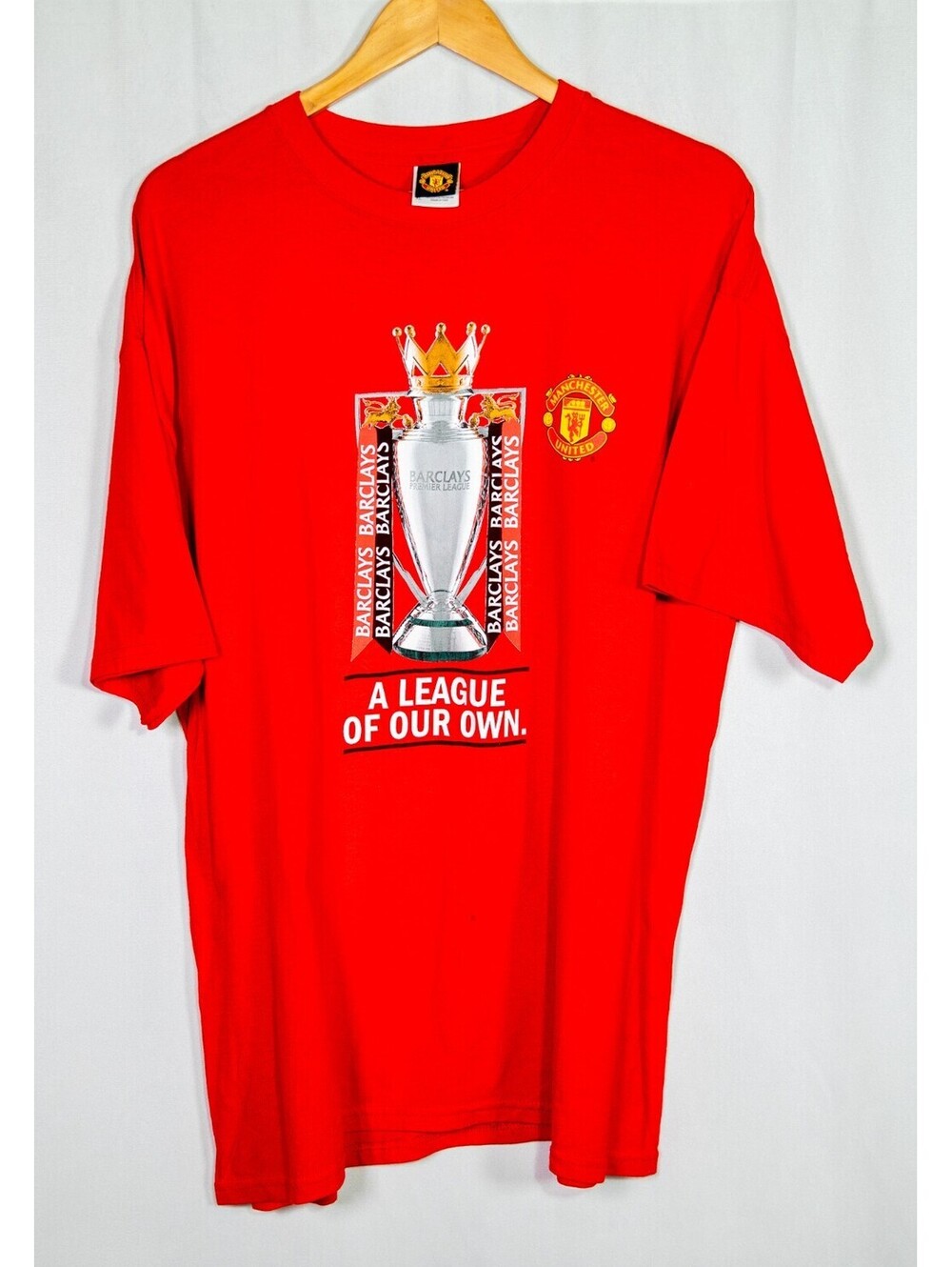 Vintage Manchester United 1999/2000 Premier League Winners T-Shirt - Men's XL